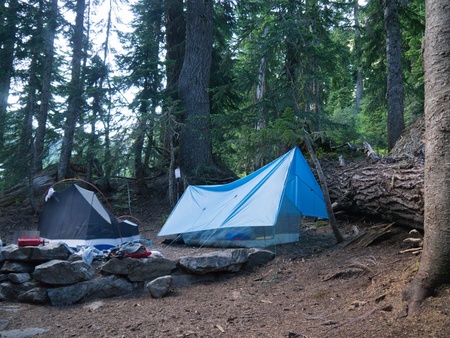 Remote Wilderness Campの写真素材