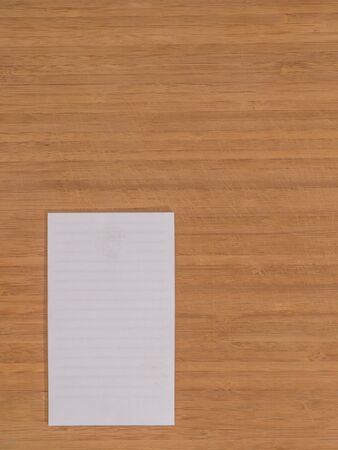 Bamboo Desk Top White Pad, Copy Spaceの写真素材