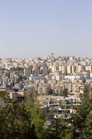 This is a photograph of Amman skylineの写真素材