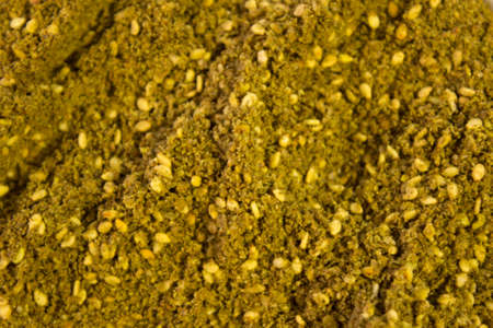 This is a closeup photograph of Thyme and sesameの写真素材