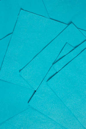 This is a photograph of Blue paper napkins backgroundの写真素材