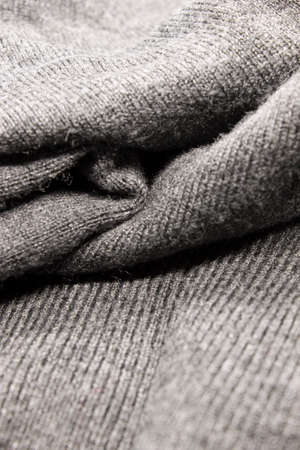 This is a photograph of textured Gray Fabric Backgroundの写真素材