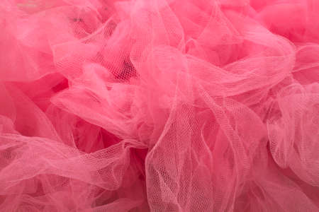 This is a photograph of Pink Tulle Tutu closeup background