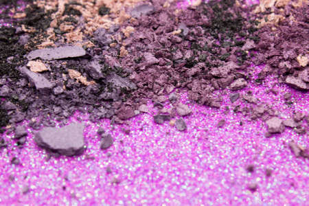 Black,Purple and Nude eyeshadow on a Glittery background