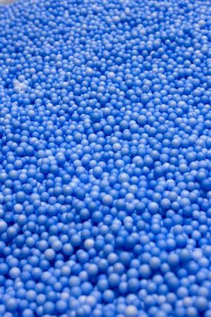 Large Blue Polysterene Balls background