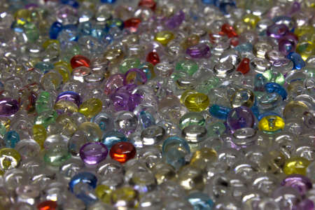 Colorful shiny beads background