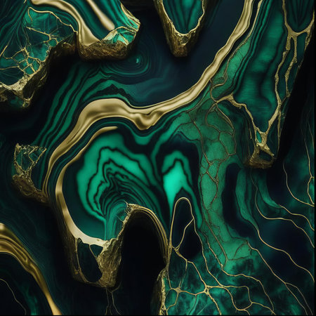 Marble texture with gold veins. abstract background. 3d renderingの素材