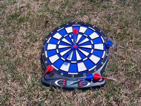 electrionic  dartboardの写真素材