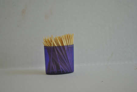 toothpicks  for  cleaning  food  from  teethの写真素材