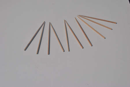 4  pair  chopsticksの写真素材