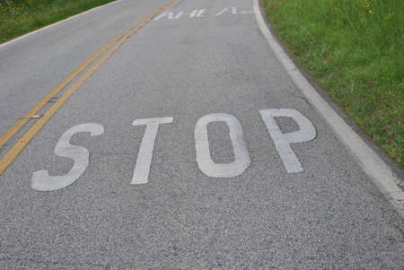 street  markingsの写真素材