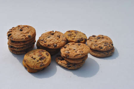 chocolate  chip  cookiesの写真素材