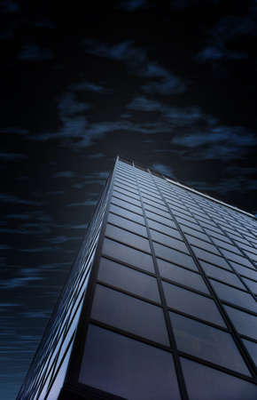 modern building in  the night