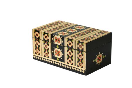 Casket backgrounds chest box traditional decorative isolatedの写真素材