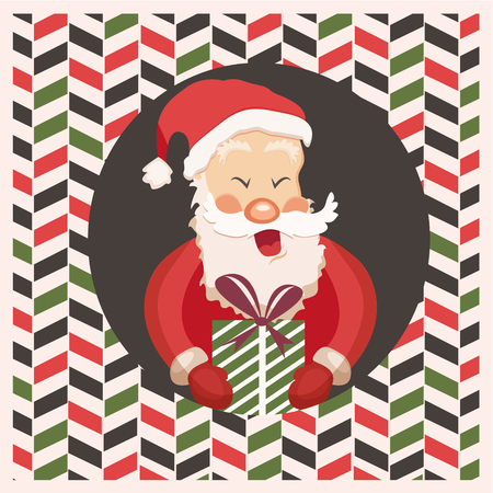 Christmas holiday greeting card design.のイラスト素材