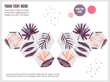 Template design Brochure Abstract Backgroundのイラスト素材