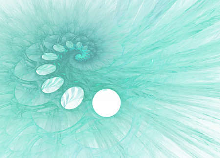 Spiral. Computer generated pictureの写真素材