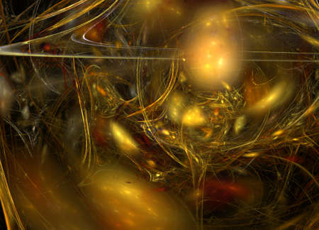Amber background. Computer generated pictureの写真素材