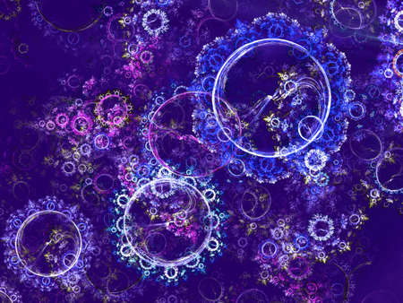 Floral background. Computer generated pictureの写真素材
