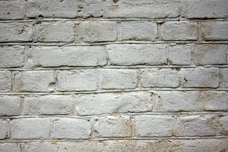 old white brick wall texture backgroundの写真素材
