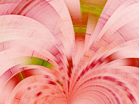Pink fan. Abstract fractal backgroundの写真素材
