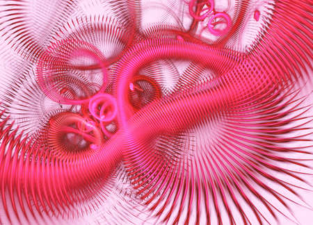 Inside the virtuality. Computer generated image.の写真素材