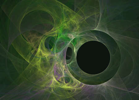 Black hole. Abstract computer generated pictureの写真素材