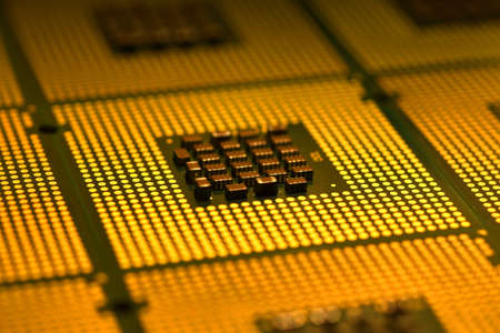 Computer processors aligned. background.の写真素材
