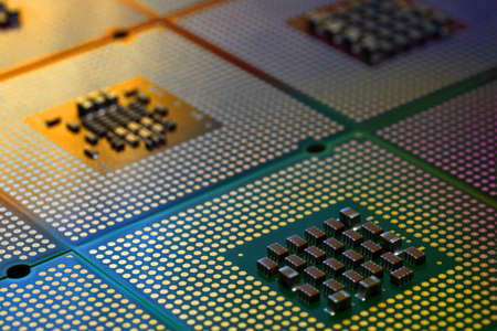 CPU Computer Processor aligned