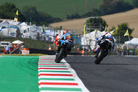 Mugello - ITALY, June 2: Spanish Honda Marc VDS rider Tito Rabat during 2017 Oakley GP of Italy MotoGP at Mugello Circuit on JUNE 2, 2017のeditorial素材