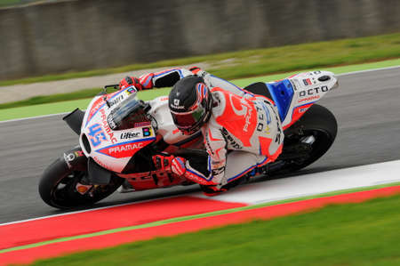 Mugello - Italy, MAY 21: British MotoGP Ducati rider Scott Redding at 2016 GP of Italy at Mugello Circuit on MAY 21, 2016のeditorial素材