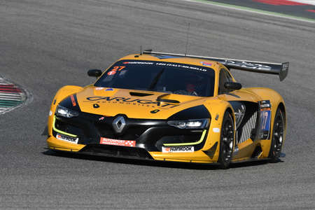 12h Hankook Mugello 18 March 2017:#27 GP Extreme, Renault RS01 FGT3: Frederic Fatien, Jordan Grogor, Tiziano Carugati on Mugello Circuit, Italy.のeditorial素材
