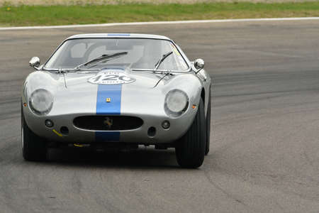 Imola Classic 26 October 2018 - FERRARI 250 GT Drogo 1959 driven by Christian DUMOLIN Pierre - Alain THIBAUT, during practice at Imola Classic 2018 on Imola Circuit, Italy.のeditorial素材
