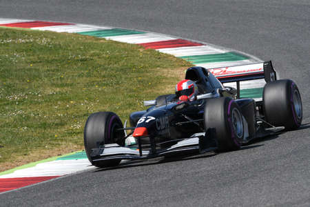 Scarperia, 9 April 2021: Lola - AutoGP Formula driven by unknown in action at Mugello Circuit during BOSS GP Championship practice. Italyのeditorial素材