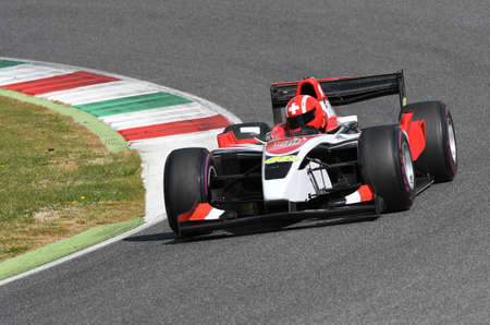 Scarperia, 9 April 2021: Lola T96 Alfa Romeo F3000 Formula driven by unknown in action at Mugello Circuit during BOSS GP Championship practice. Italyのeditorial素材