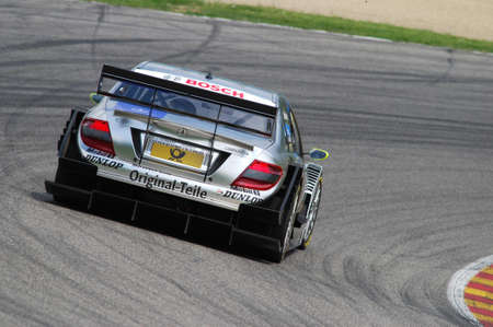 Mugello Circuit, Italy 2 May 2008: Bernd Schneider in action with AMG Mercedes C-Klasse 2008 of Team...