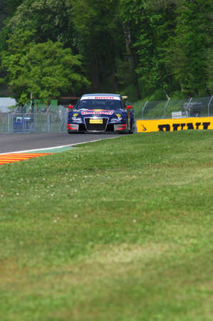 Mugello Circuit, Italy 2 May 2008: Mattias EkstrÃ¶m in action with Audi A4 DTM 2008 of Team Abt...