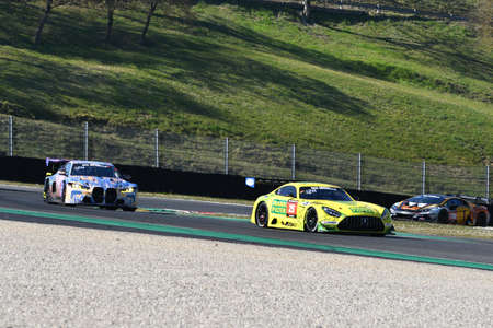 Scarperia, 24 March 2022: Mercedes-AMG GT3 of Team MANN-FILTER LANDGRAF driven by Alexander...