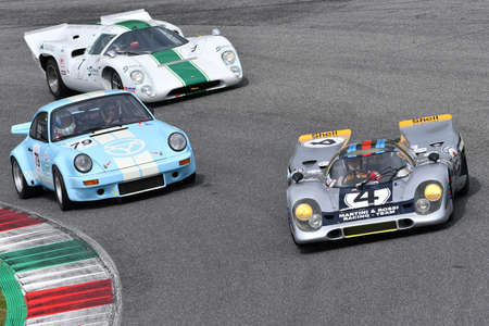 Scarperia, 3 April 2022: Porsche 917K Team Martini Racing year 1971 ex V.Elford - G.Van Lennep in...