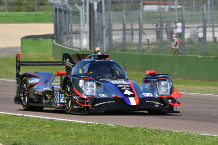 Imola, 12 May 2022: # 88 Oreca 07 Gibson of AF CORSE Perrodo - Rovera in action during Practice of ELMS 4H of Imola in Italy.のeditorial素材