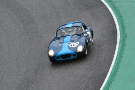 Scarperia, 3 April 2022: Shelby Cobra Daytona Coupe 1962 in action during Mugello Classic 2022 at...