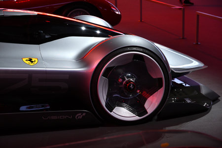 Scarperia, Mugello - 28 October 2023: Ferrari Vision Gran Turismo (Concept Car for Gran Turismo...
