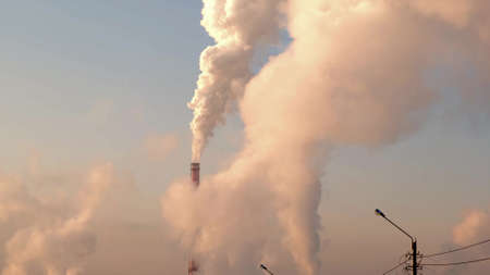 Huge plumes of smoke released by the plant tend to the sky and pollute the air. Environmental...