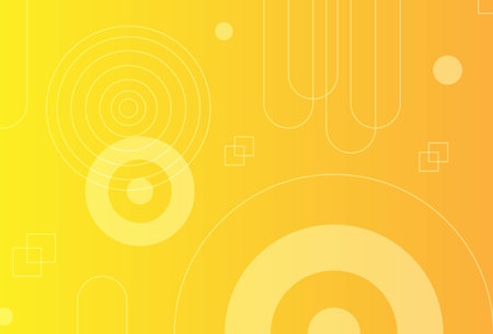 Gradient geometric shape background yellowのイラスト素材