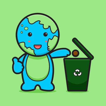 . Nature icon concept isolated vector. Flat cartoon styleのイラスト素材