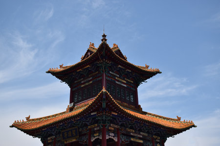 Mianshan Mountain buildingのeditorial素材