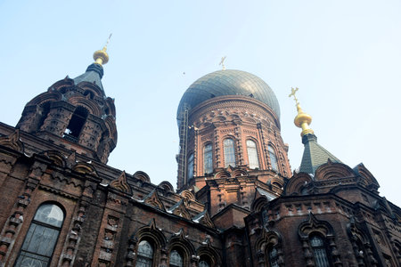 Saint Sophia Cathedral in Harbinのeditorial素材