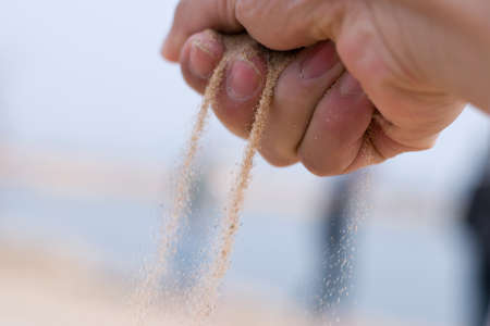 Missing sandの写真素材