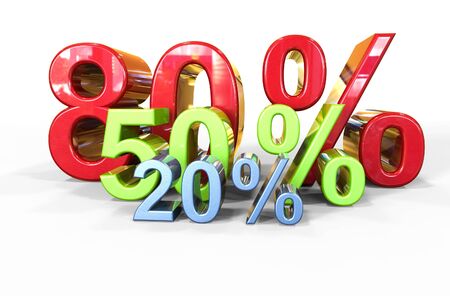 super Sale 3d rendering which can be used for sale, investment, concepts and other areas illustrated on a white backgroundの写真素材