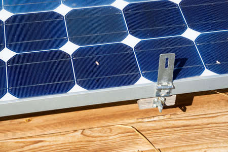 small installation with solar panel